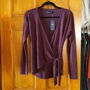 NWT Abercrombie and Fitch wrap sweater